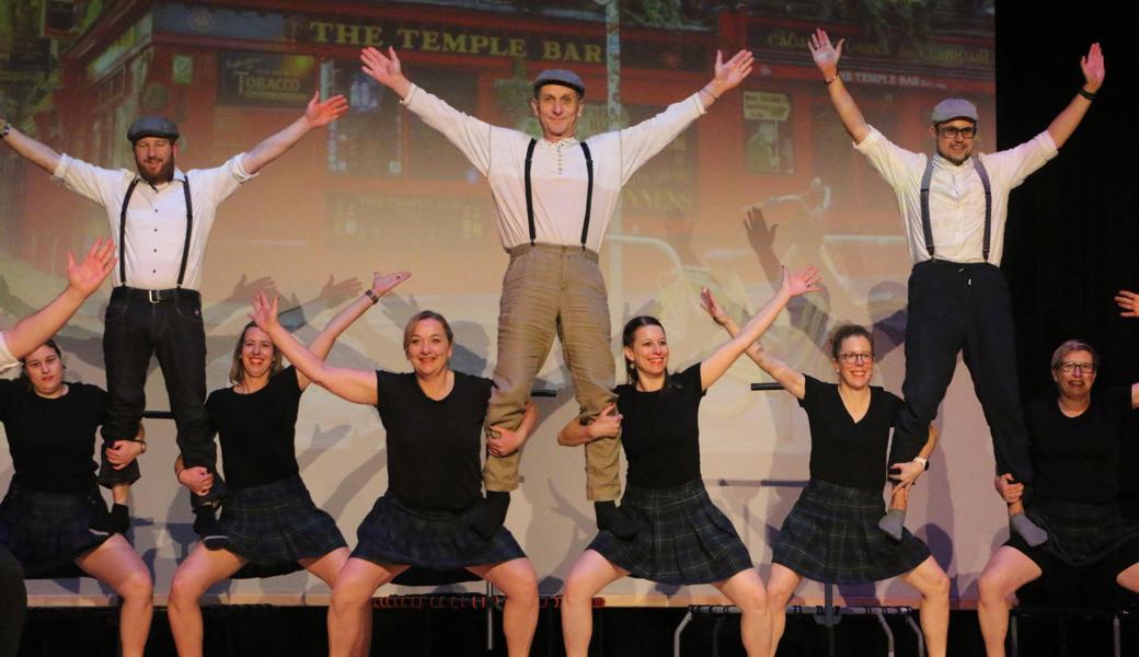 Ein durchwegs überzeugender Anlass: Die Gruppe Fit and Fun begeisterte mit ihrer Trampolinnummer. 