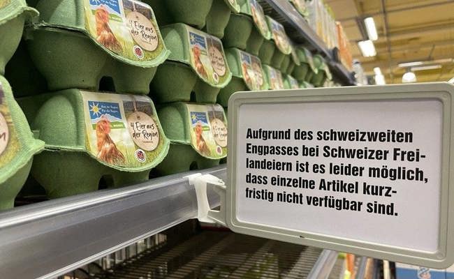 Eier-Engpass in Migros-Filiale – aber es ist ein schweizweites Problem