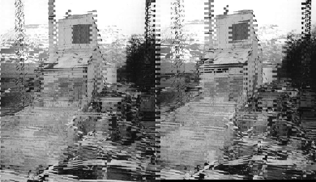  Erste Erweiterung der KVA Buchs 1966.