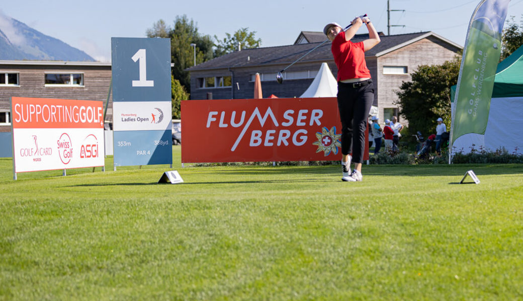  Die Schweizerin Elena Moosmann in Aktion. 