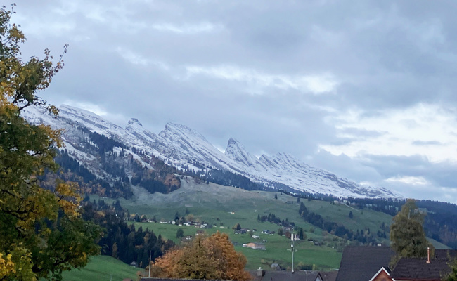 Der Winter schickt einen ersten Gruss