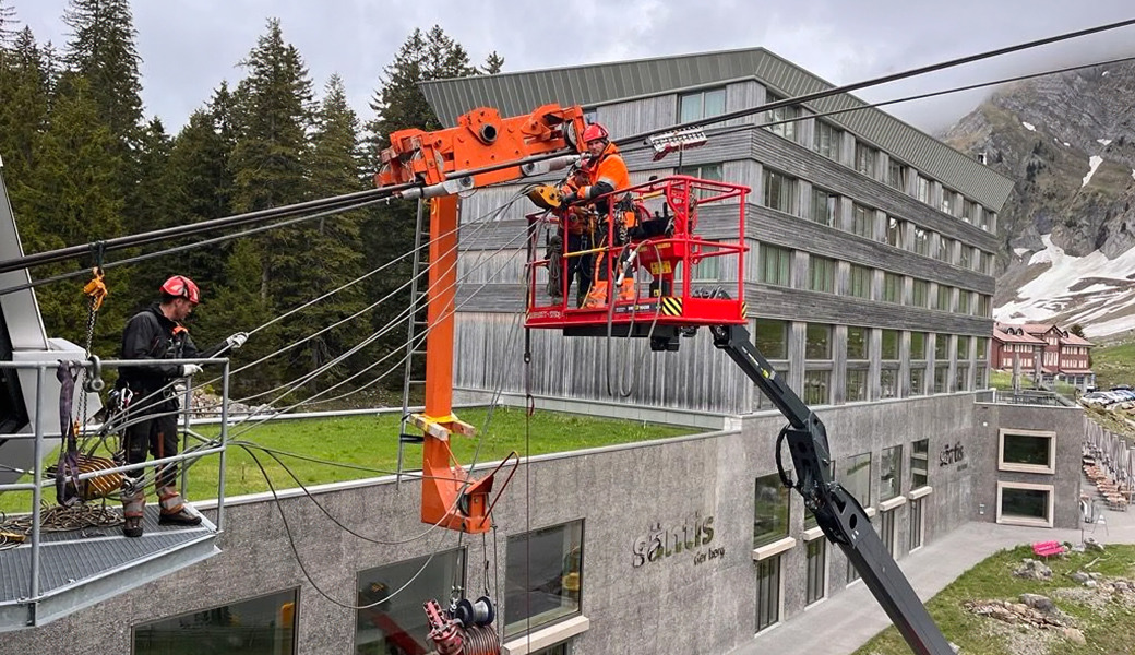 Die Arbeiten am Berg und auf der Schwägalp schreiten voran, und das Interesse ist gross