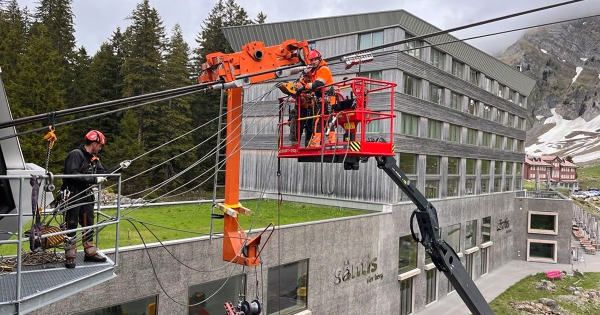 Work on the mountain and on the Schwägalp is progressing, and there is ...