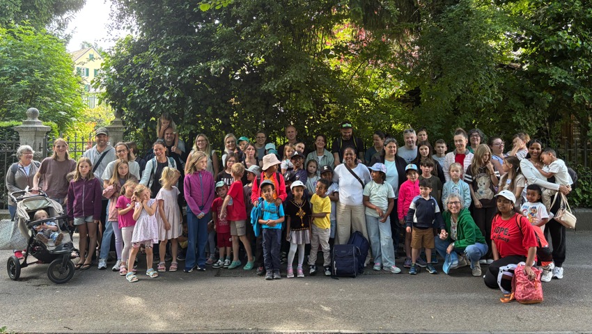 Die teilenehmenden Familien aus der Region.