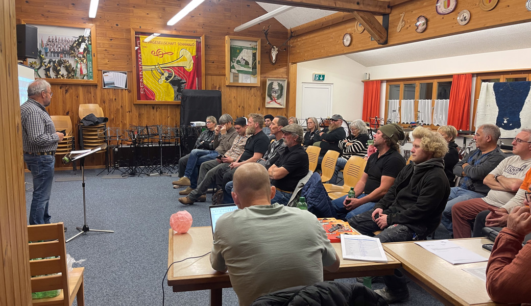 Gründungsversammlung des neuen Vereins.