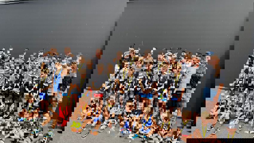 Sammelte Medaillen zuhauf: Der Nachwuchs stand letzten Sonntag im Einsatz.