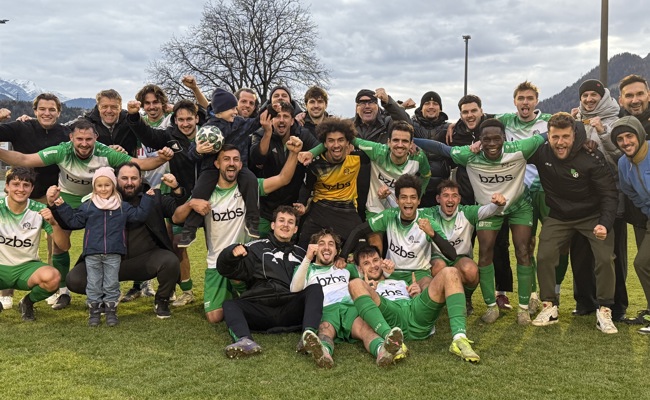 Der Jubel war gross: FC Buchs holt wichtigen Sieg in Ems
