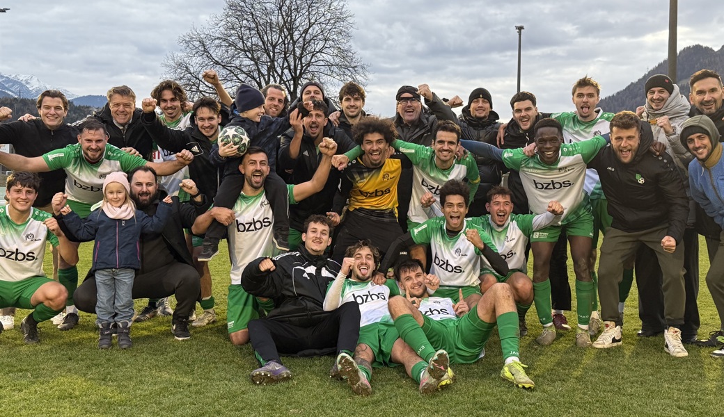 Der Jubel war gross: FC Buchs holt wichtigen Sieg in Ems