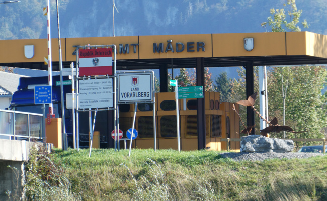 1. August: Schweizer passierten rege Rheintaler Zollstationen