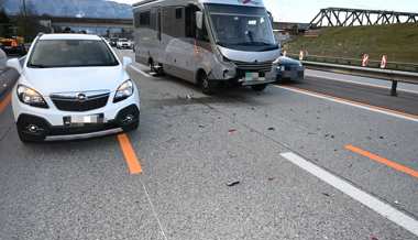 10'000 Franken Schaden bei Unfall im Feierabendverkehr