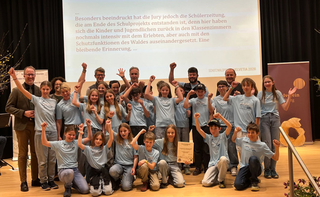 Schulprojekt für Schutzwald ausgezeichnet