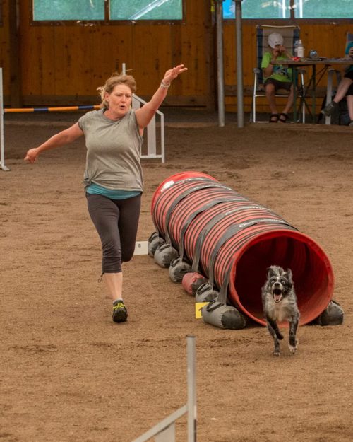  100 Prozent Einsatz bei Hund und Mensch. 