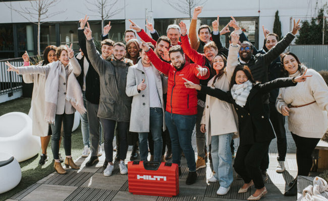 Die Mitarbeitenden der Hilti Gruppe sind zufrieden mit ihrem Arbeitgeber