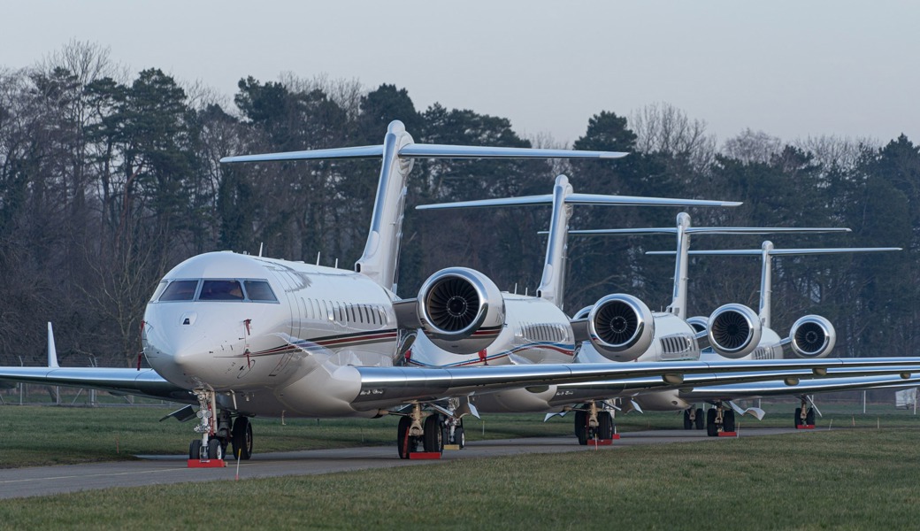 Bis zu 50 Geschäftsflugzeuge können am Flughafen Altenrhein gleichzeitig parken. 