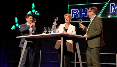 Am Rhema-Gwerblertag war Karin Keller-Sutter zu Gast