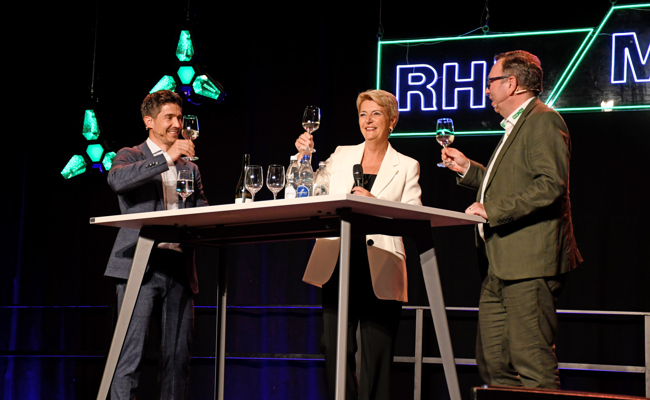 Am Rhema-Gwerblertag war Karin Keller-Sutter zu Gast