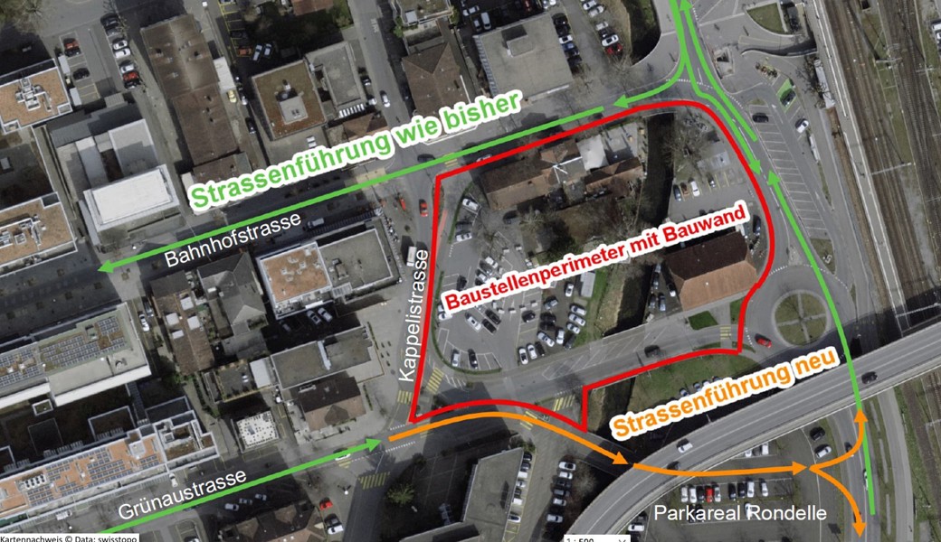 Neubau «Chez Fritz»: Verkehrsführung wird geändert