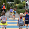 Achtung, es ist Schulbeginn – Kinder unterwegs