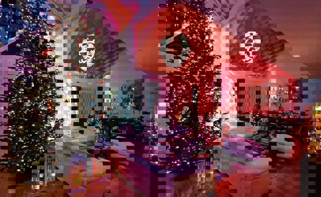 Neun Christbäume in einem einzigen Haus – der grösste ist fünf Meter hoch