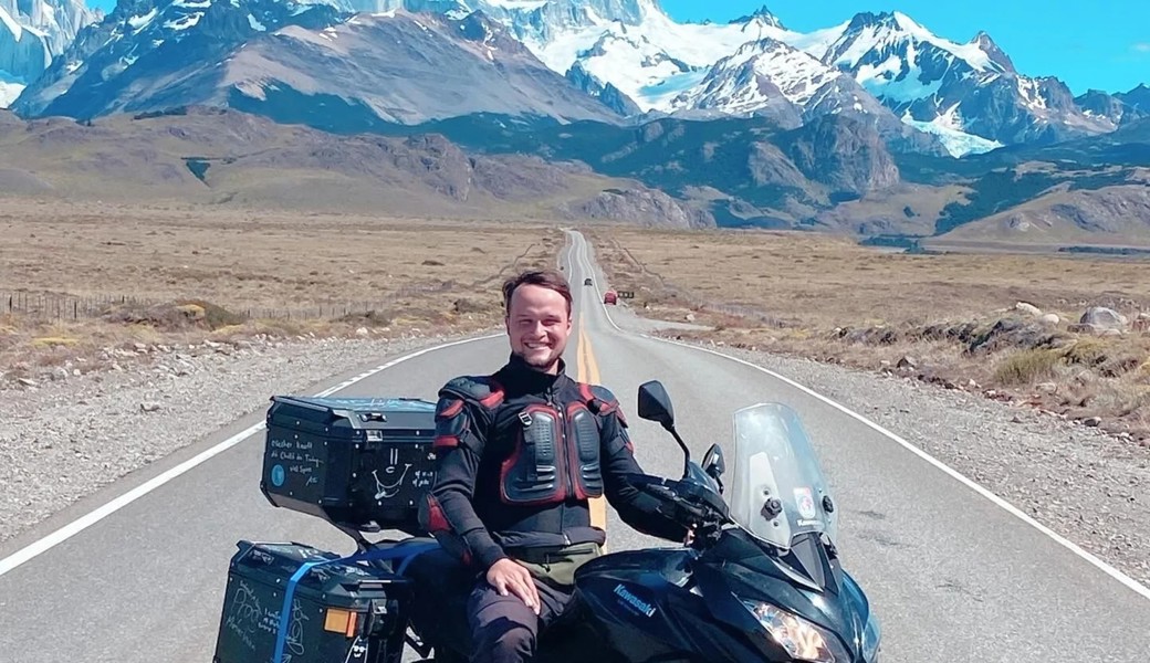 Pascal Koller in Patagonien, Argentinien.