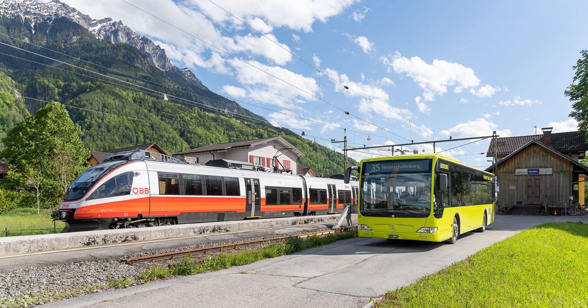 Bahnlinie Feldkirch–Buchs: Während Bauzeit gelten Bahnbillette für den Bus