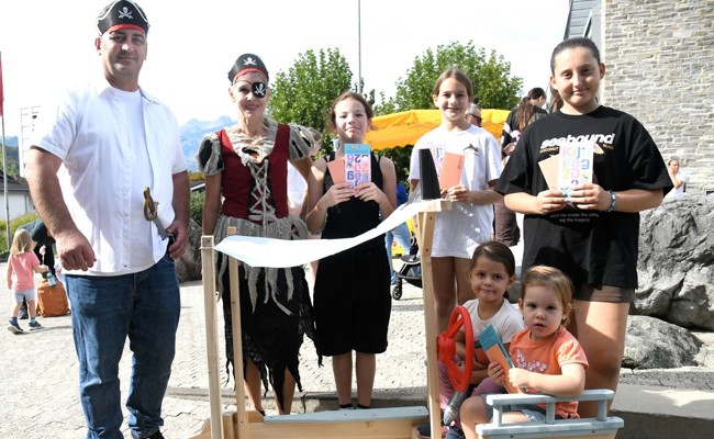 Spannender Spielnachmittag: «Piraten» waren auf Schatzsuche