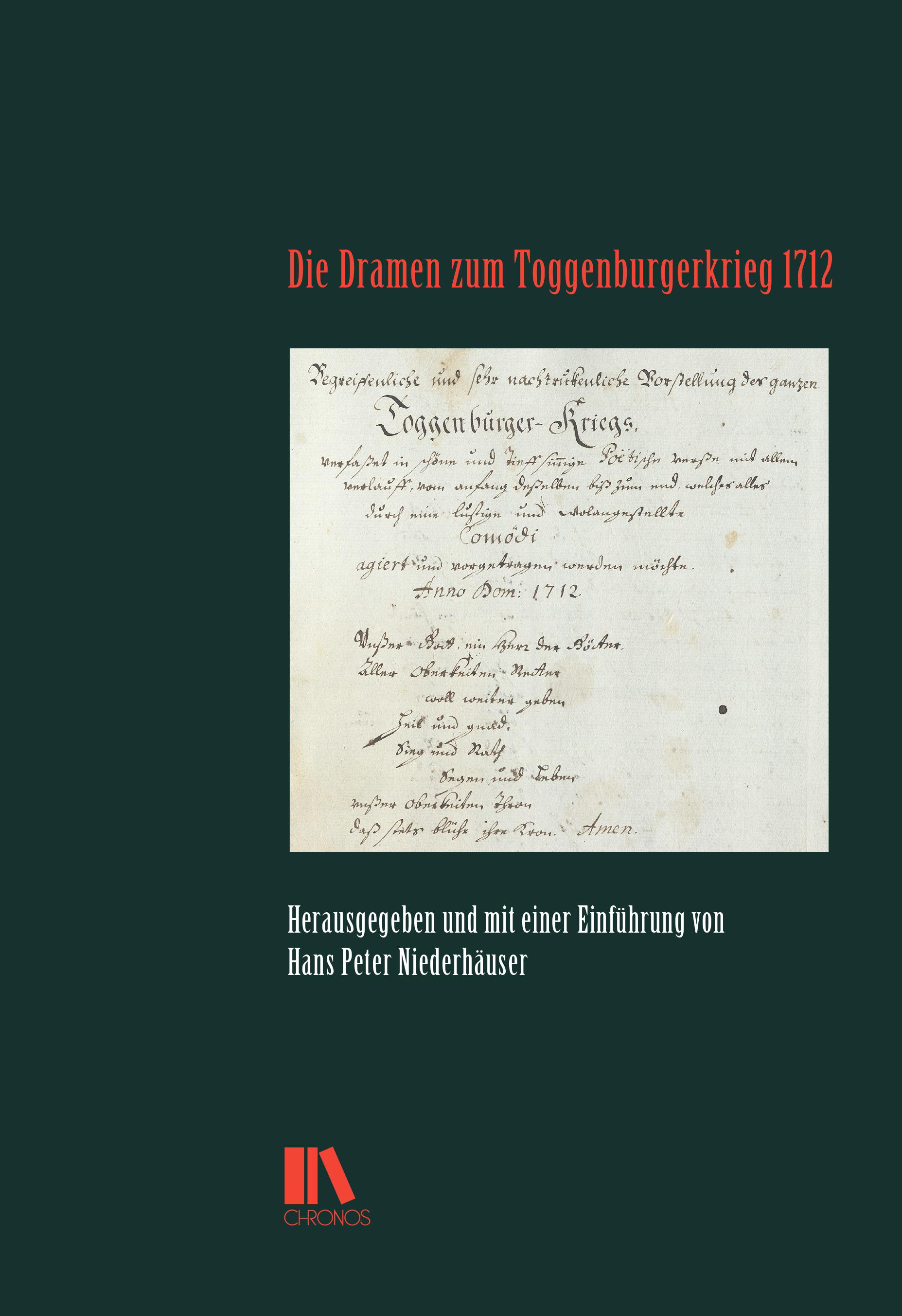 Der Toggenburgerkrieg 1712 war bedeutend für die Schweiz