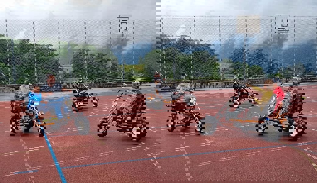 Beim Jubiläumsfest wurden neben vielen anderen Aktivitäten auch Gesichter bemalt. 