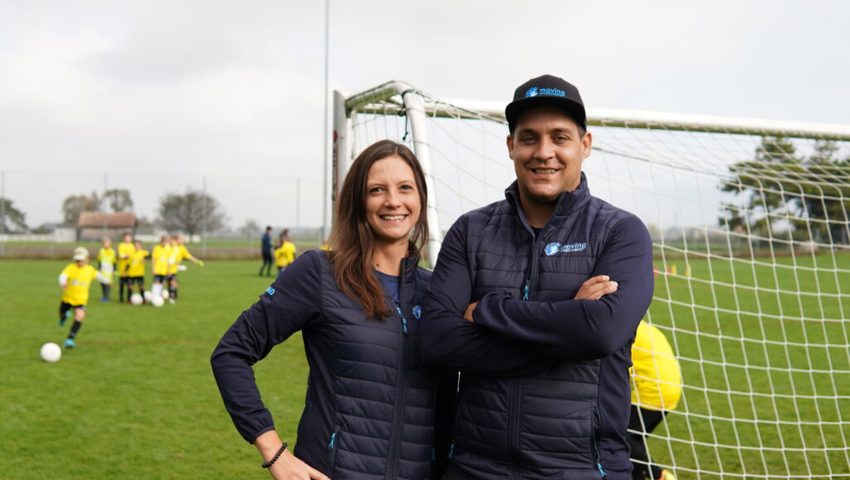 Die Organisatoren der Sportcamps: Tabea Rostin und Mile Milanovic. Die Organisatoren der Sportcamps: Tabea Rostin und Mile Milanovic.