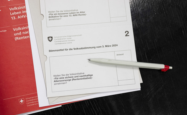 Ein lautes Nein: Renteninitiative wurde klar abgelehnt