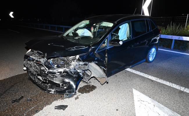 Unfall auf der Autobahn: Kleiner Fuchs – grosser Schaden