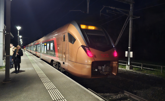 Weswegen die Bahnlinie am Montagabend gesperrt wurde