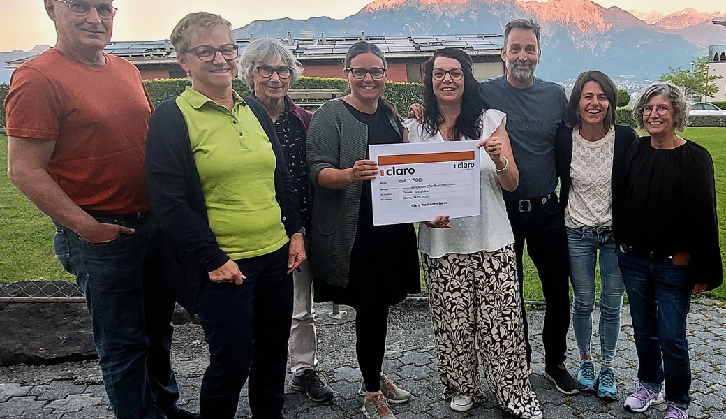 Claro Weltladen spendet 1500 Franken nach Südafrika