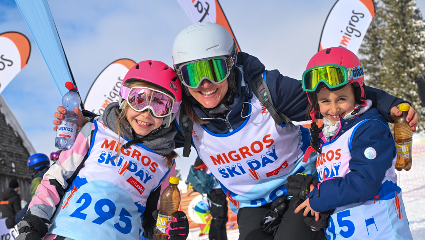 Ein Höhepunkt war das Plauschrennen für Gross und Klein.