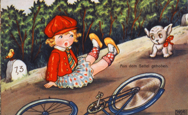 Humor auf nostalgischen Kartengrüssen sind auch heute noch zum Schmunzeln