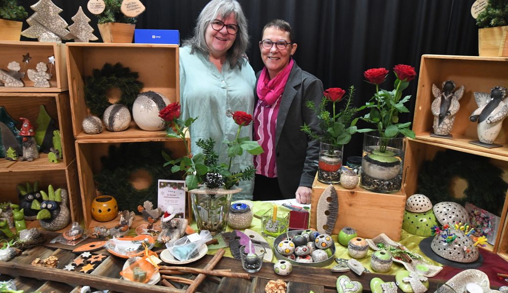 Schöne Sachen, liebevoll präsentiert: An Kreativität fehlt es in Räfis-Burgerau nicht. 