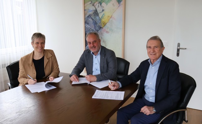 Der Vertrag ist in trockenen Tüchern