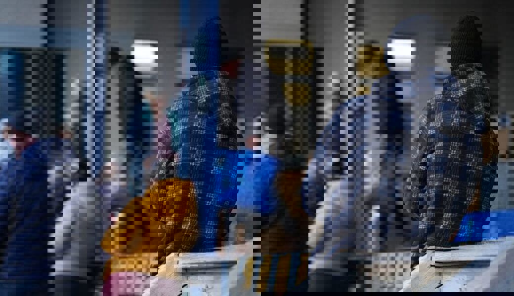  Einzelne schien die längere Wartezeit bei der Abgabe nicht gross zu stören. 