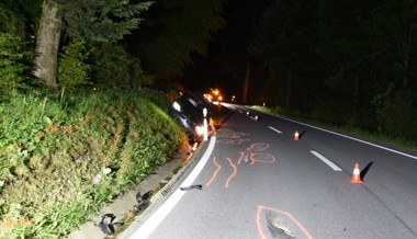 Auto überschlägt sich auf Luzisteigstrasse – keine Verletzten