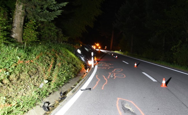 Auto überschlägt sich auf Luzisteigstrasse – keine Verletzten