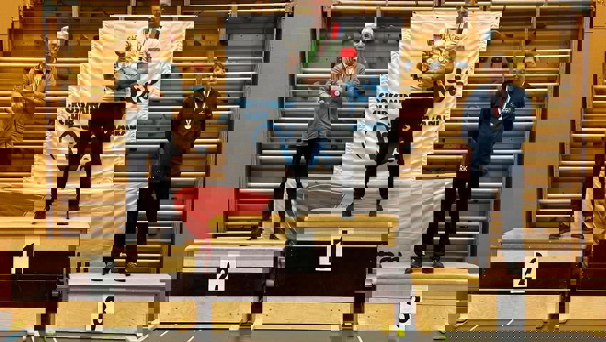 Die zweite Einzel-Medaille der Rheintal-Speeders gewann bei den Senioren 40+ Robert Kucera (rechts).