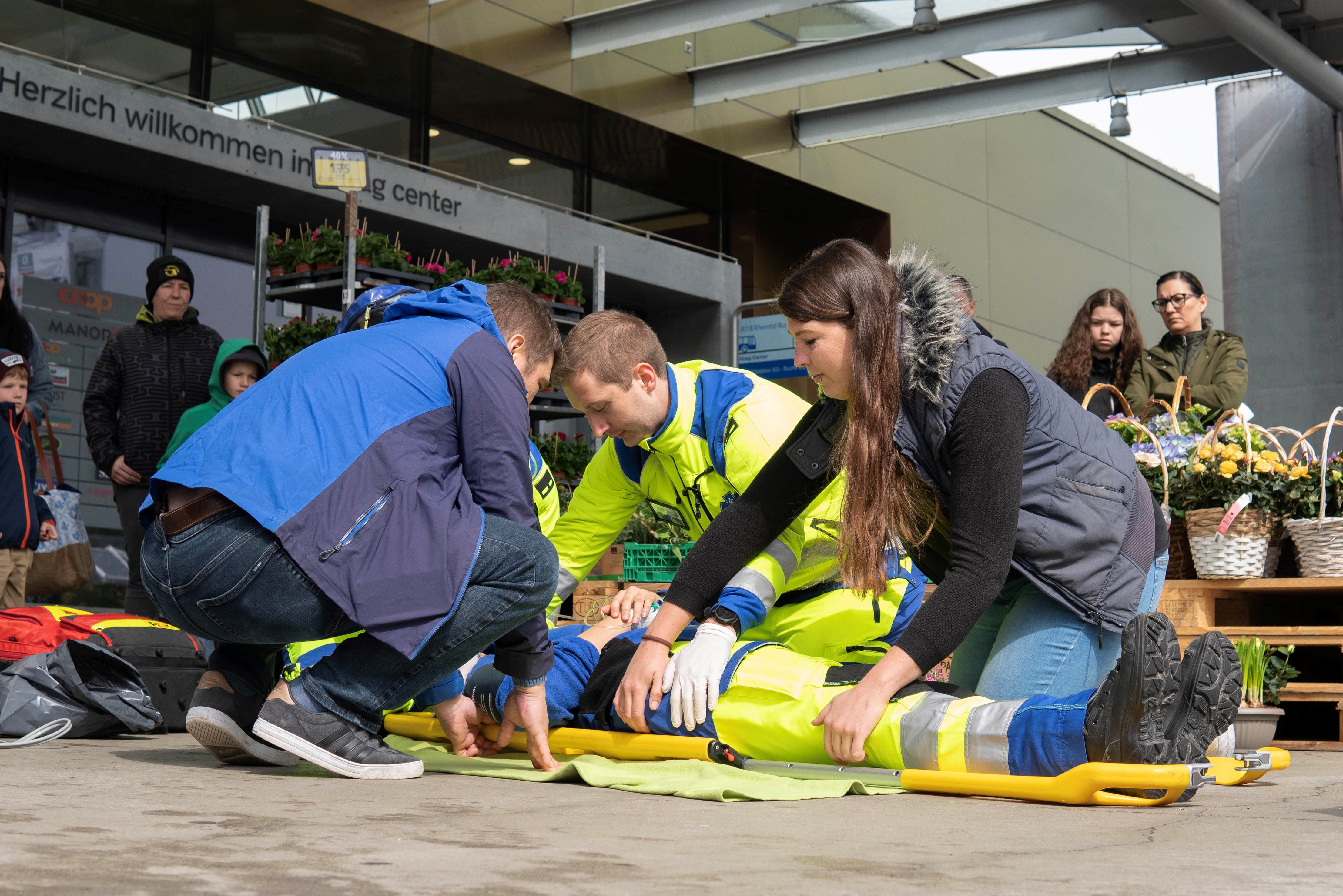Datum ist Programm: Der Rettungsdienst stellte sich vor