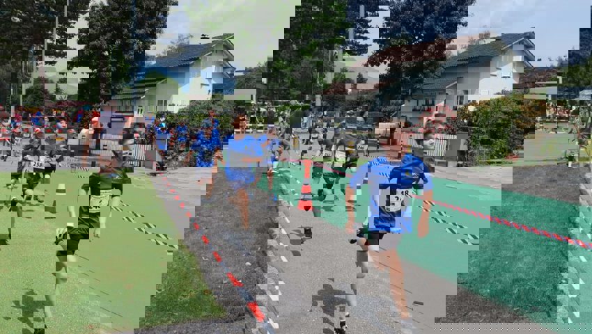  Die wohl anstrengendste Disziplin: der 1000-Meter-Lauf. 