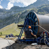 Seilzug für die neue Bahn: Meter um Meter Richtung Säntisgipfel