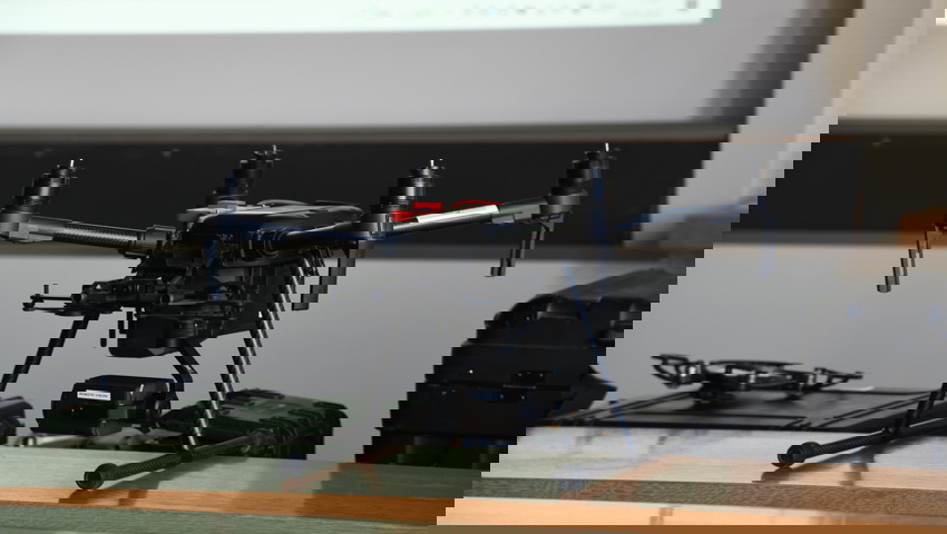  Solche Inspektionsdrohnen werden von der Polizei eingesetzt. 