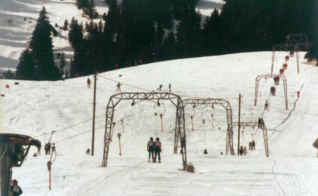 3 Franken für 10 Fahrten: Schon 1963 gab es einen Buchser Skilift