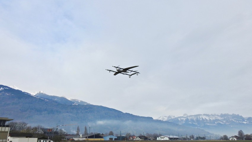 Die Jedsy-Drohne auf Testflug.