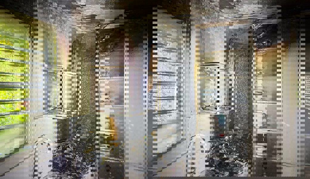  Die Küche eines Einfamilienhauses fing am Donnerstag Feuer. 