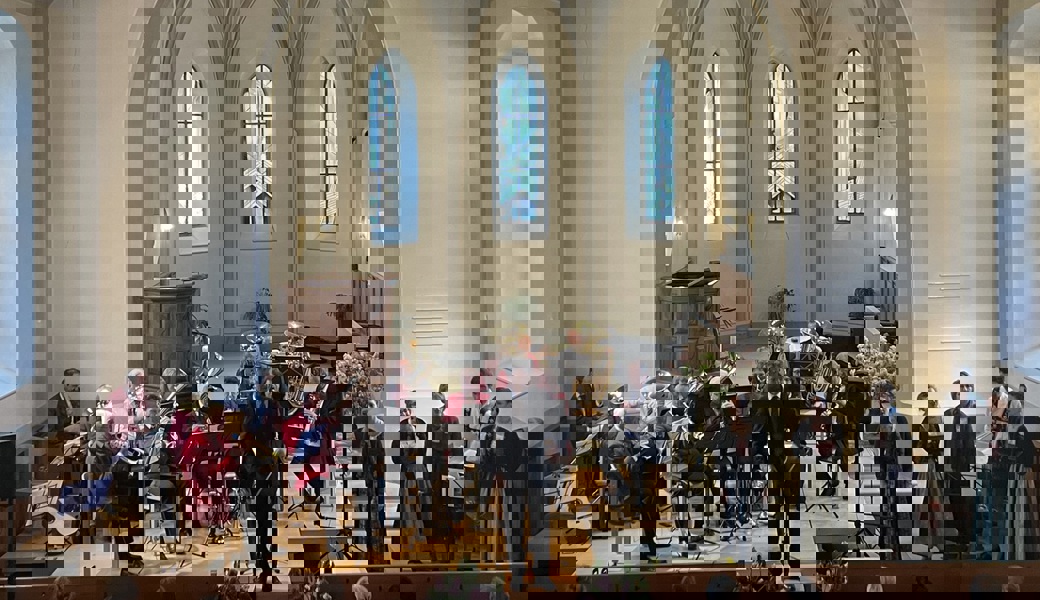  Gemeinsamer Abschluss mit dem Stück «Irische Segenswünsche» bei dem alle mitgesungen haben. 