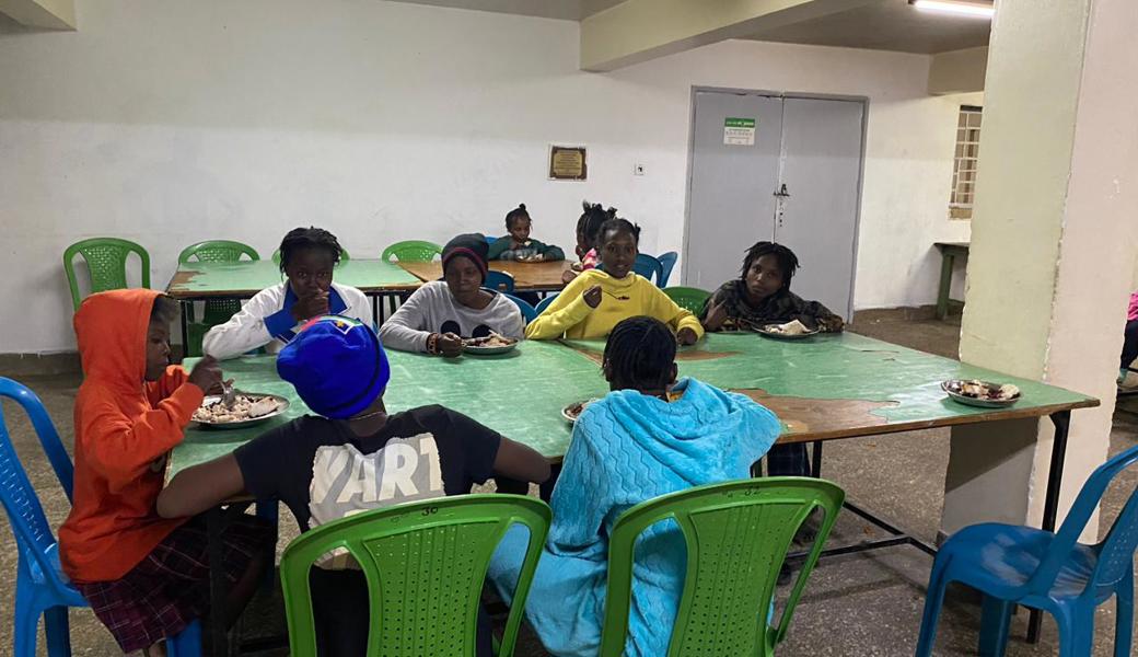 Blick in ein Schulzimmer der Forest Edge Faith Academy. 